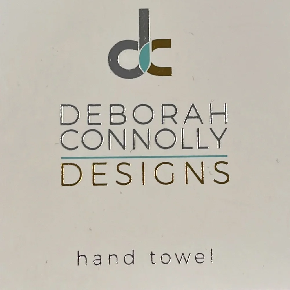 2 Deborah Connolly Floral Hand Towels - NWT